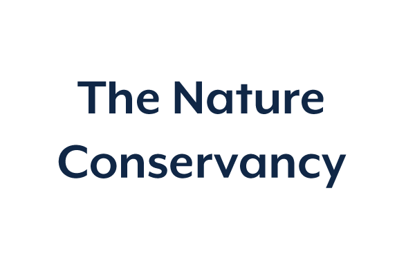 An image of the name The Nature Conservancy spelled out.